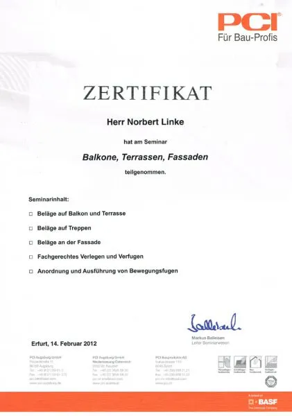 Zertifikat 12