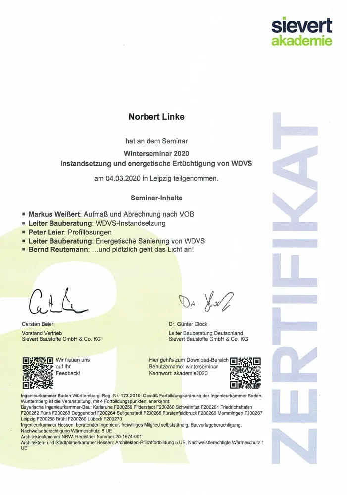 Zertifikat 2
